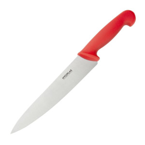 Cuchillo de Cocinero Rojo Hoja 21,5 cm - Hygiplas - Fourniresto