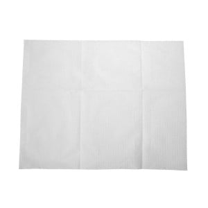 Servilletas Blancas de una sola capa 1 pliegue 90 x 120 mm - Lote de 6000 - FourniResto - Fourniresto