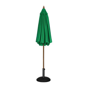 Sombrilla Verde Redonda Ø 2,5 M - Bolero - Fourniresto