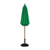 Sombrilla Verde Redonda Ø 2,5 M - Bolero - Fourniresto