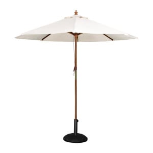 Parasol Crème Rond Ø 2,5 M - Bolero - Fourniresto