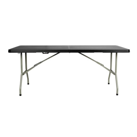 Mesa plegable negra central de 180 cm - Bolero - Fourniresto