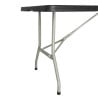 Folding Black Table Center 180 Cm - Bolero - Fourniresto