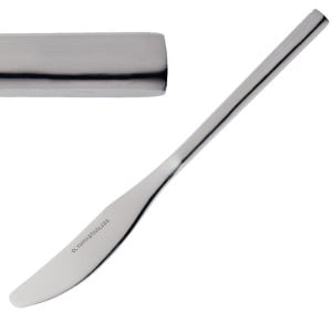 Cuchillo de mesa Napoli de acero inoxidable 18/10 - Lote de 12 - Olympia - Fourniresto