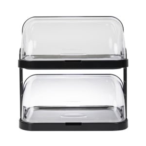 Vitrina refrigerada de 2 niveles con tapa abatible 440 x 320 mm - APS - Fourniresto