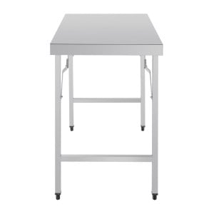 Folding Stainless Steel Table 1200 mm - Vogue - Fourniresto