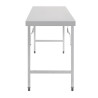 Large Folding Stainless Steel Table 1800 mm - Vogue - Fourniresto