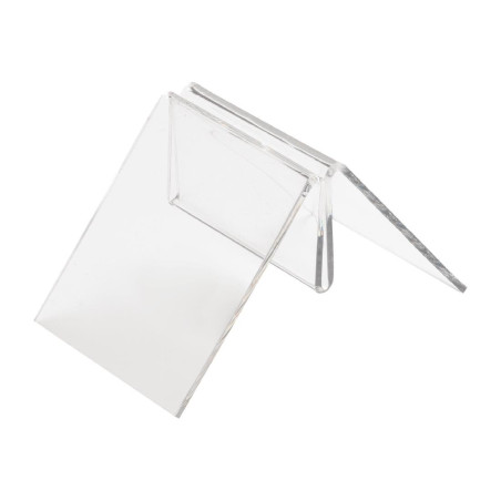 Acrylic T-Shaped Card Holder - Olympia - Fourniresto