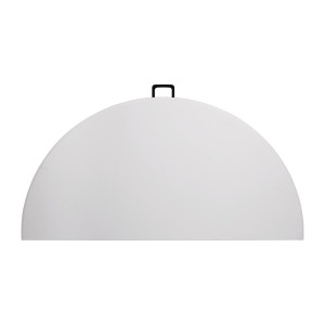 Mesa redonda plegable en el centro blanca Ø 1530 mm - Bolero - Fourniresto