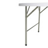 Mesa redonda plegable en el centro blanca Ø 1530 mm - Bolero - Fourniresto