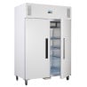 Armario refrigerado positivo blanco GN 2/1 de doble puerta 1200 L - Polar - Fourniresto