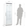 Vitrina refrigerada positiva blanca 400 L - Polar - Fourniresto