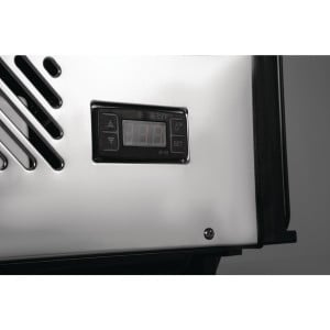 Vitrina refrigerada de mostrador negra 120 L - Polar - Fourniresto