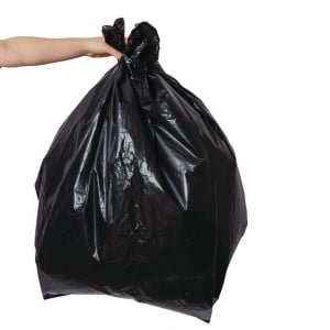 Bolsas de basura negras para compactador de 120 L - Lote de 100 - Jantex - Fourniresto