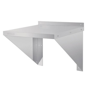 Estantería de acero inoxidable para microondas 560 x 460 mm - Vogue - Fourniresto