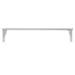 Estantería de pared tubular de acero inoxidable - 1200 x 300 mm - Vogue - Fourniresto