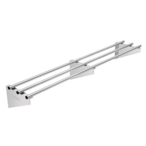 Estantería de pared tubular de acero inoxidable 1500 mm - Vogue - Fourniresto