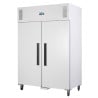 Armario refrigerado negativo blanco GN 2/1 de doble puerta 1200 L - Polar - Fourniresto