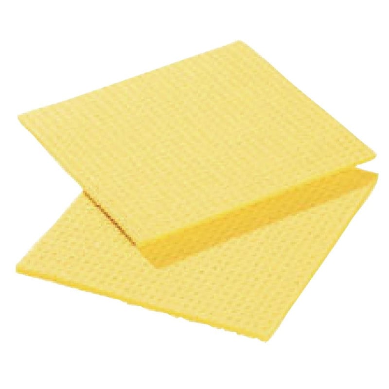 Lavette Spongyl Jaune - Lot De 10 - FourniResto - Fourniresto