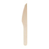 Cuchillo de madera biodegradable de 165 mm - Lote de 100 - Fiesta Green - Fourniresto