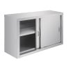 Placard de pared de acero inoxidable 900 x 300 mm - Vogue - Fourniresto