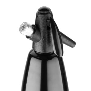 Black 1 L Seltzer Water Siphon - Olympia - Fourniresto