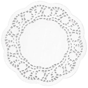 Napperon Rond En Papier Ø 100 Mm - Lot De 250 - Fiesta - Fourniresto