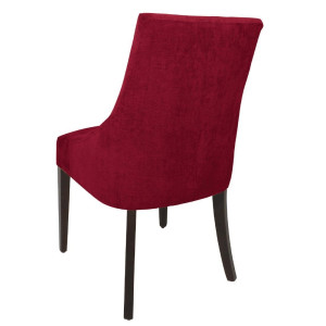 Silla de restaurante roja oscuro Finesse - Lote de 2 - Bolero - Fourniresto