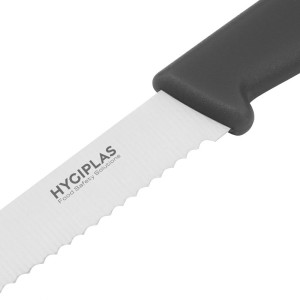 Black Tomato Knife Serrated Blade 10 cm - Hygiplas - Fourniresto