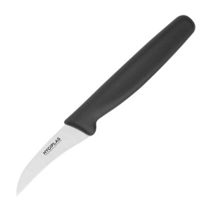 Cuchillo pelador negro hoja 6,5 cm - Hygiplas - Fourniresto