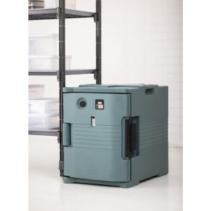 Contenedor de alimentos isotérmico calentador azul pizarra 52 L - Cambro - Fourniresto