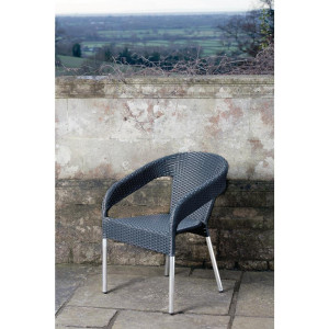 Fauteuil Bistro En Rotin - Lot De 4 - Bolero - Fourniresto