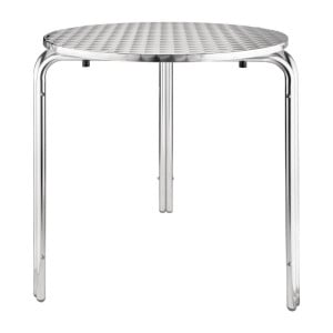 Table Bistro Ronde En enox - Ø 700 Mm - Bolero - Fourniresto