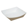 Gran Bandeja de Alimentos de Kraft Compostable 139 x 148 mm - Lote de 500 - Colpac - Fourniresto