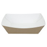 Grande Barquette Alimentaire en Kraft Compostable 139 x 148 mm - Lot de 500 - Colpac - Fourniresto