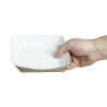 Large Compostable Kraft Food Tray 139 x 148 mm - Pack of 500 - Colpac - Fourniresto