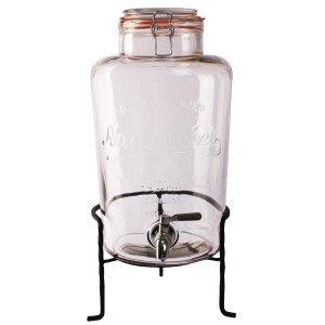 Distribuidor de Agua Retro de Vidrio con Base 8,5 L - Olympia - Fourniresto