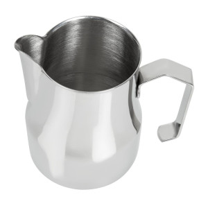 Stainless Steel Milk Jug for Latte with Handle 500 ml - FourniResto - Fourniresto