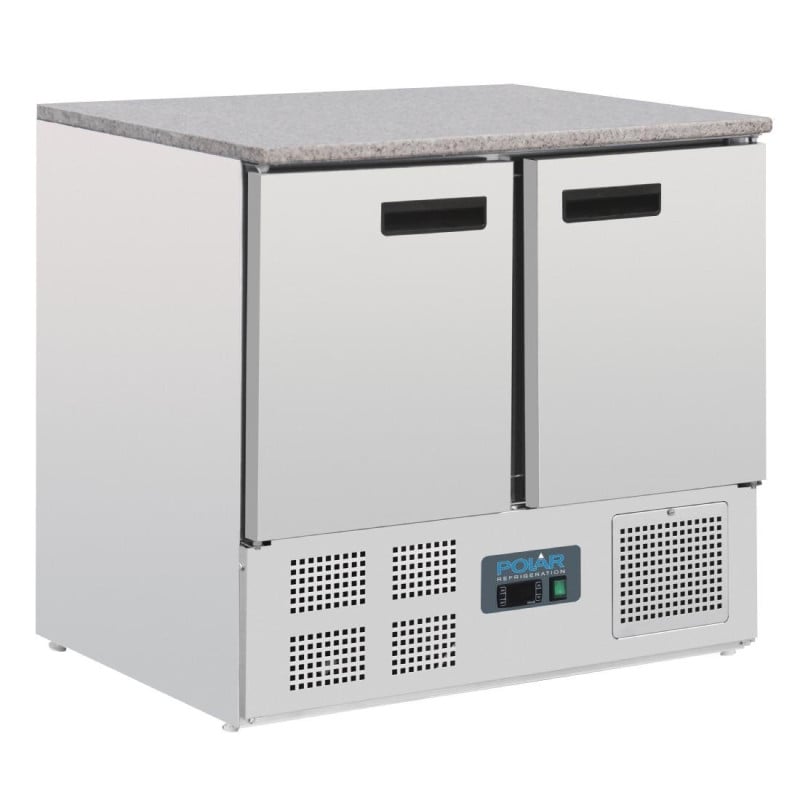 Mesa refrigerada positiva con encimera de mármol 240 L - Polar - Fourniresto