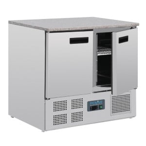 Mesa refrigerada positiva con encimera de mármol 240 L - Polar - Fourniresto