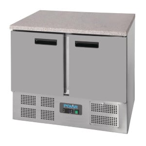 Mesa refrigerada positiva con encimera de mármol 240 L - Polar - Fourniresto