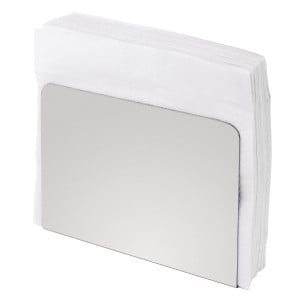 Square Stainless Steel Towel Holder 150 x 40 mm - Olympia - Fourniresto