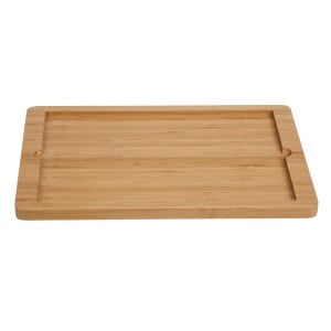 Tablero de soporte de madera para plato de pizarra 330 x 210 mm - Olympia - Fourniresto