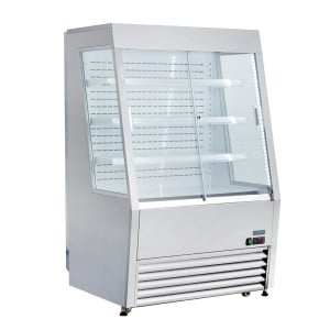 Vitrina mural refrigerada positiva con 3 estantes de 918 mm - Polar - Fourniresto