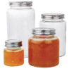 Glass Jar with Screw Lid 330 ml - Set of 6 - Vogue - Fourniresto