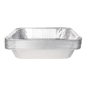 Bandeja Rectangular de Aluminio GN 1/2 3,6 L - Lote de 5 - Fiesta - Fourniresto