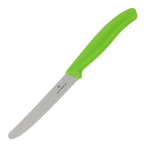 Cuchillo para Tomate Verde Hoja Dentada 11 cm - Victorinox - Fourniresto