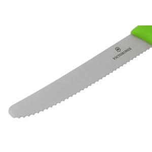 Cuchillo para Tomate Verde Hoja Dentada 11 cm - Victorinox - Fourniresto