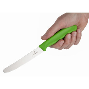 Cuchillo para Tomate Verde Hoja Dentada 11 cm - Victorinox - Fourniresto