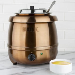 Copper Soup Pot 10 L - Buffalo - Fourniresto